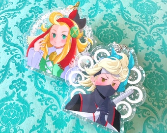 Spring Acrylic Job Asterisk Charm