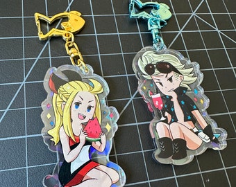 Summer Ringabel or Edea holographic Charm