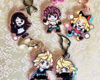 Made in Bravely! Rainbow Acrylic Charms (Individual)
