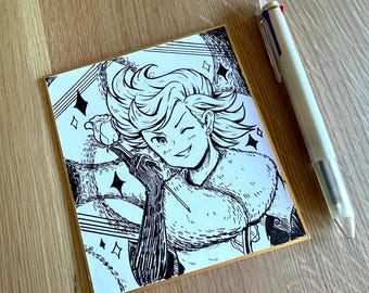 Inked Drawing Ringabel Sign Board
