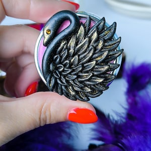 Pill box, Pill organizer, Swan pill holder, Small pill box, Pill box for purse, Pill case cute, Cute pill box, Pill organiser, Pill case