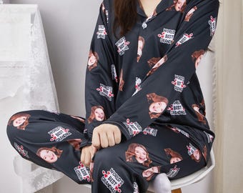 Personlig pyjamas för hund och katt, personliga pyjamasbyxor för husdjur, julklapp till henne