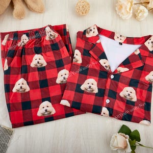 Personalized Family Photo Pajama Set,Custom Face Pajamas for Family,Matching Family Pajamas with Picture,Face Mashup Pajamas,Couples Pajamas