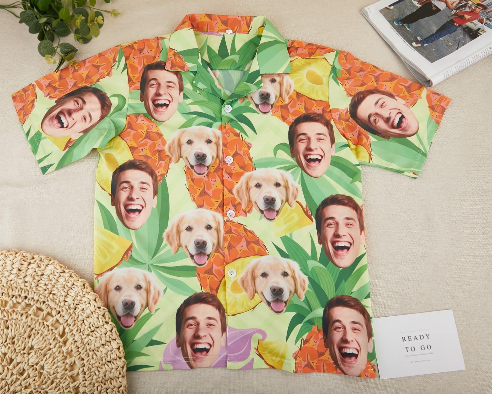 Personalized Hawaiian Swim Trunks, Bachelor Party Shirts, Funny Custom Face Beach Shorts, Birthday Gift, Bachelor Men Swimwear