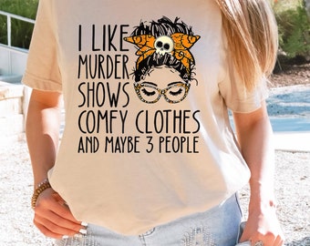 True Crime Shirt, Funny Graphic Tee, Comfy Clothes