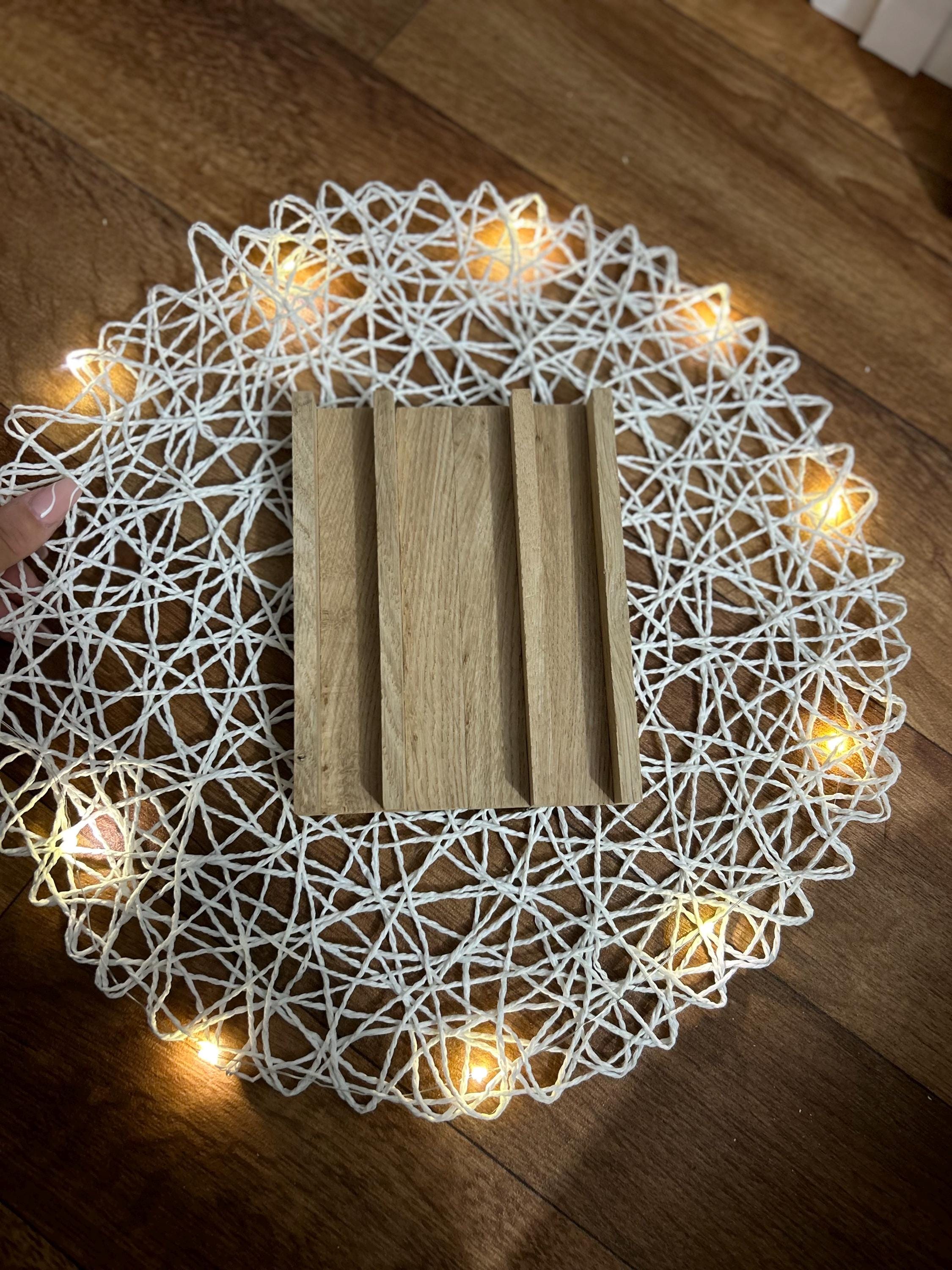 10 Stück Kerzenverpackungen Aus Eiche - Holz Rohlinge Für Stabkerzen & Geschenke