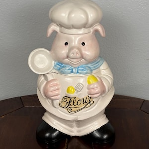 Pig Chef Cookie Jar - Etsy