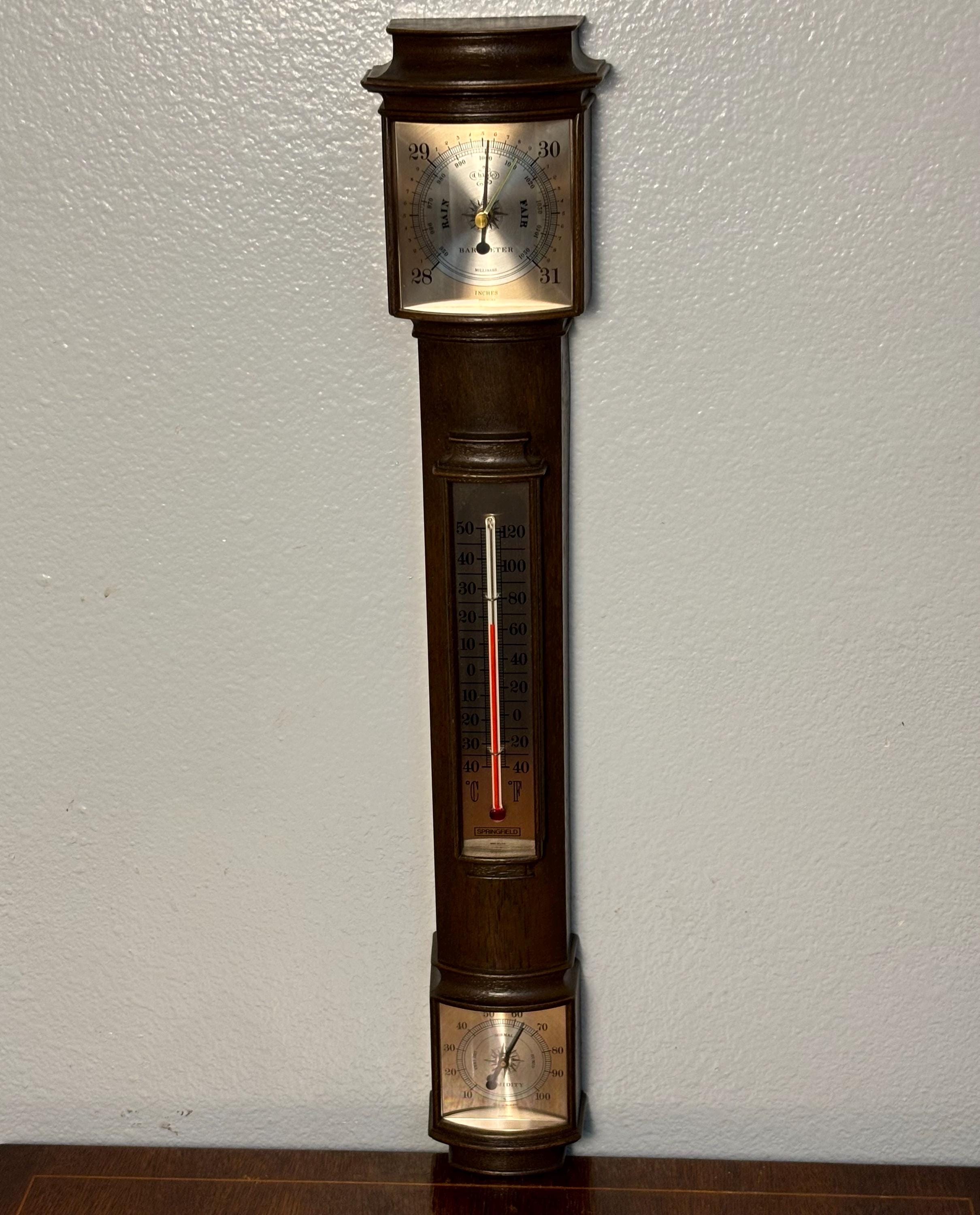 Springfield Instruments Vintage Weather Station | Springfield Instruments | Thermometer ...