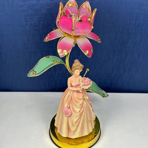 80s Pink Lamp - Etsy