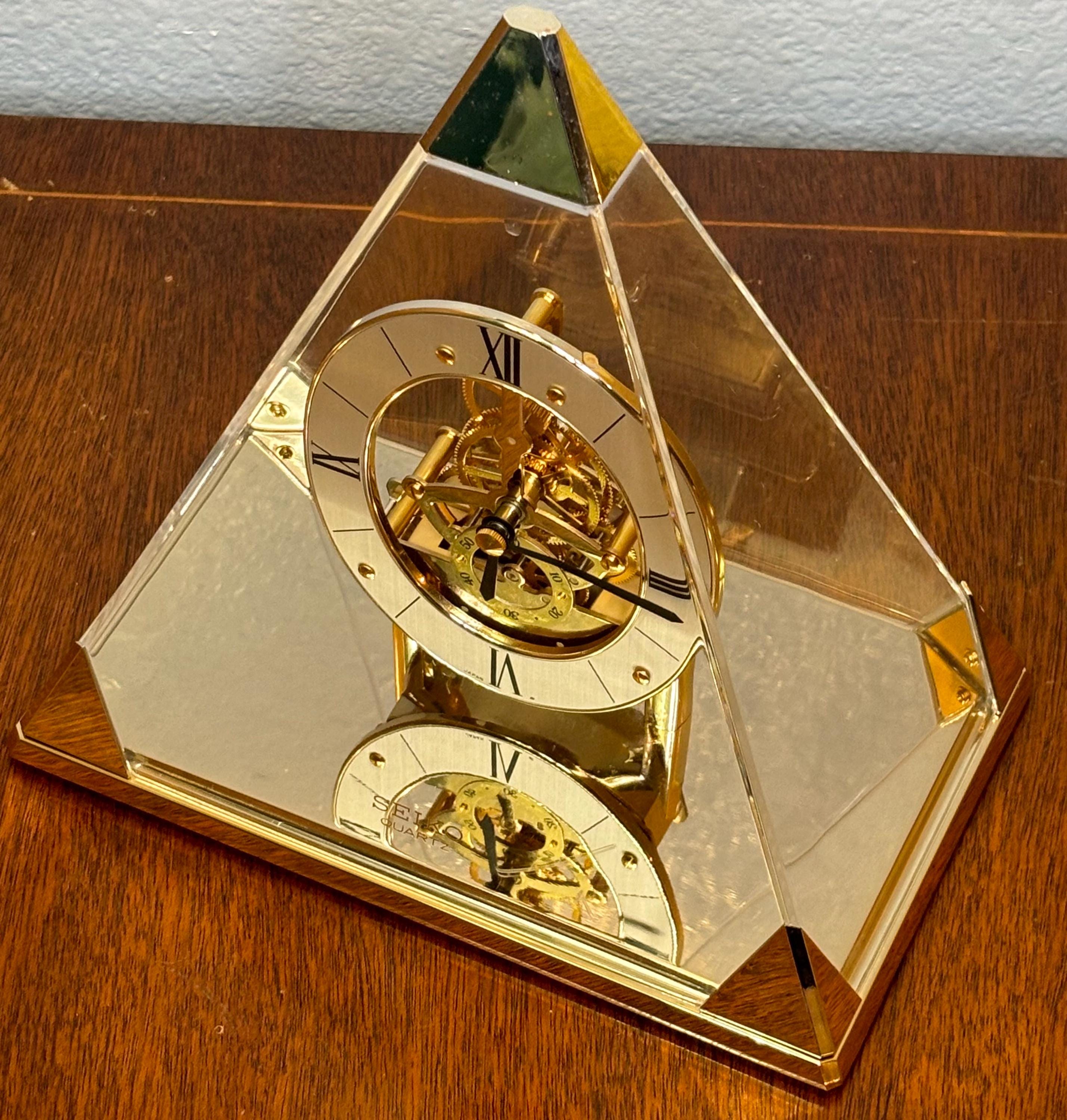 Seiko Pyramid Clock - Etsy