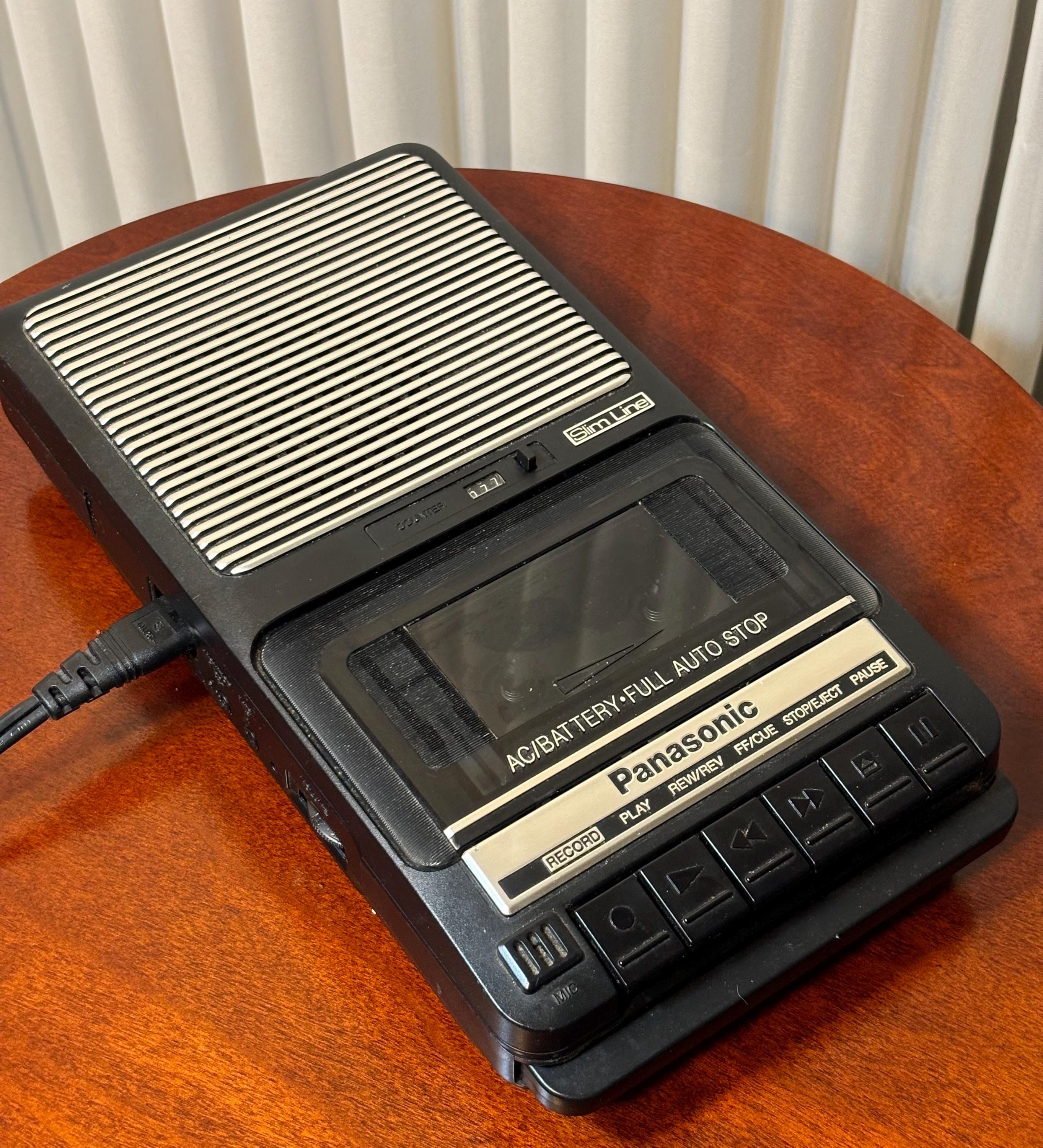Vintage Panasonic RQ-2102 Portable Cassette Tape Player | 1994