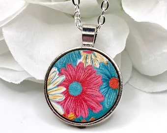 Leather Necklace, Leather Pendant, Leather Pendant Necklace, Leather, Boho Leather Necklace, Boho Necklace, Layering Necklace, DAISY DAISY