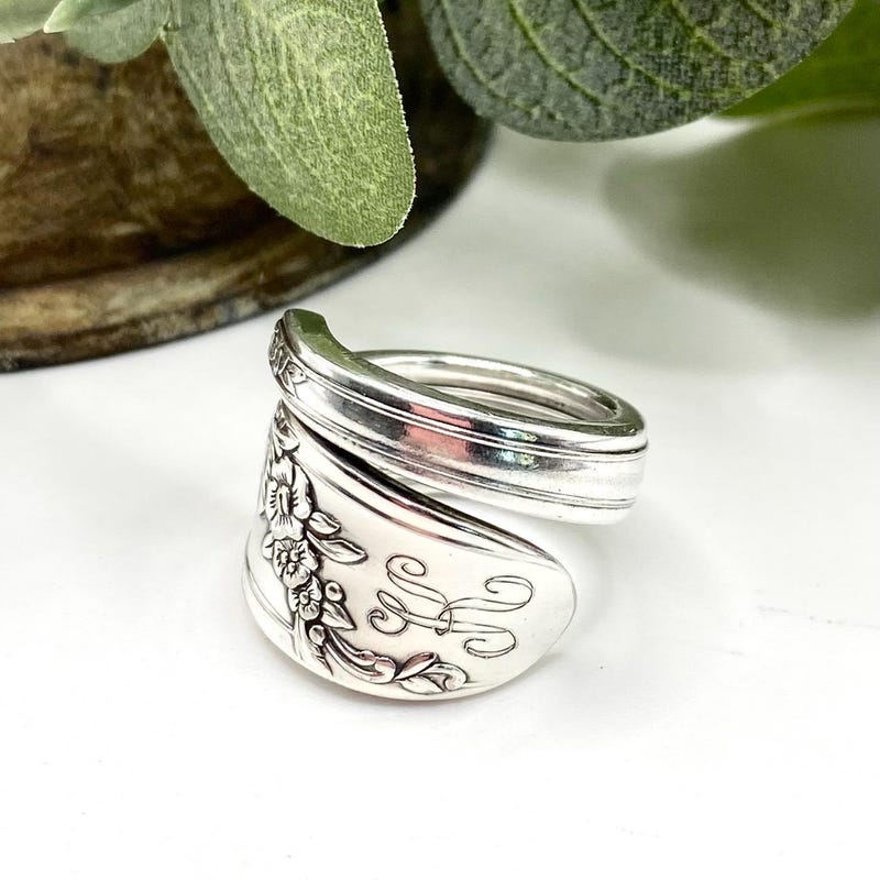Silver Teaspoons Ring - Etsy