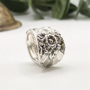 Spoon Ring 1953 JUBILEE Silverware Ring Vintage Upcycled Flatware Jewelry