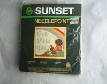 NeedlePoint Needle Work Sunset Kit  New in Package