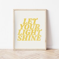 Let Your Light Shine Printable Bible Verse Handprint Art, Christian ...