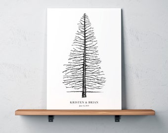 Tree Wedding Guestbook - Tree Signature - Frame NOT Included - FREE U.S. Shipping