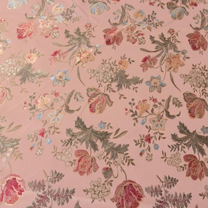 Splendid Fabric - Damask - Venetian Lampas - San Leucio - Cretonne - Rococo - 270 cm - 280 cm - Made in Italy - Fabric by the Meter