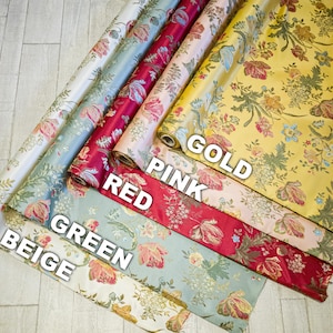 Splendid Fabric - Damask - Venetian Lampas - San Leucio - Cretonne - Rococo - 270 cm - 280 cm - Made in Italy - Fabric by the Meter