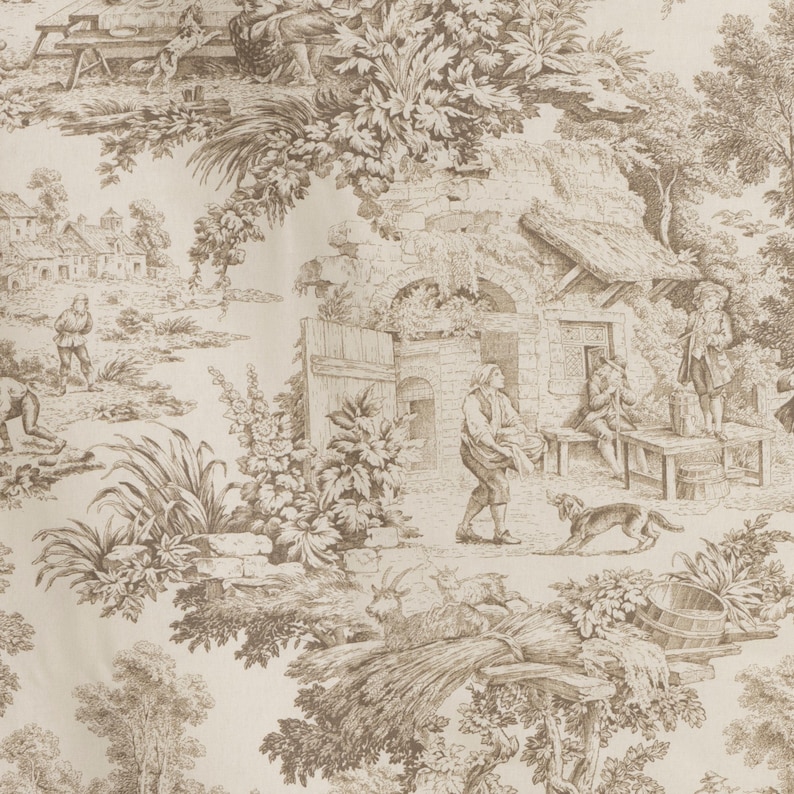 Toile de Jouy Fabric – Timeless Elegance for Home & Fashion | 11 Stunning Colors