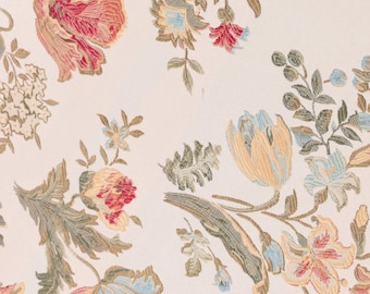 Prachtige Stof - Damast - Venetiaanse Lampas - San Leucio - Cretonne - Rococo - 270 cm - 280 cm - Made in Italy - Stof per meter