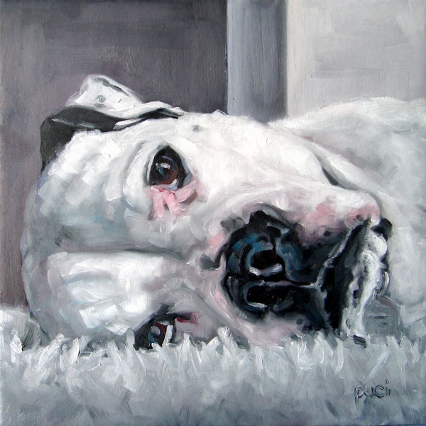 DivaDogs, CUSTOM Pet Portraits Oil Paintings by puci, 8x8"