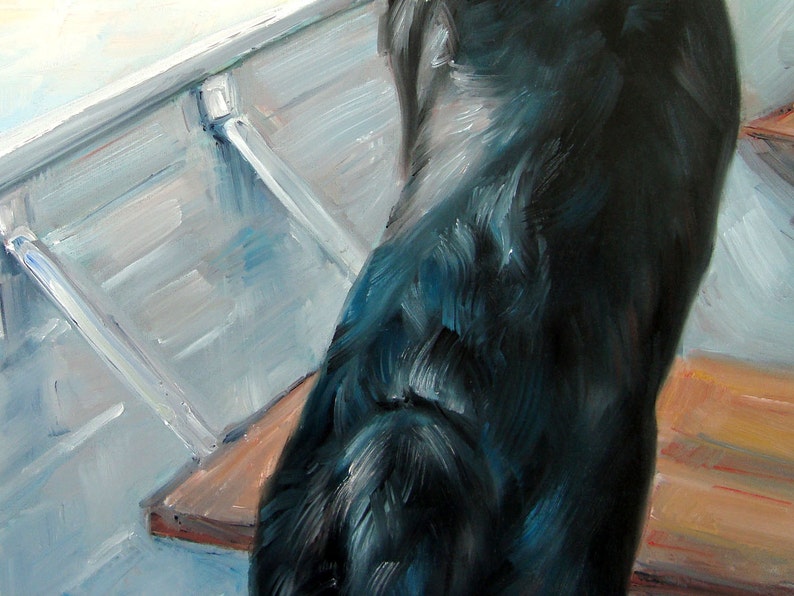 Boatswain custom Dog Painting Dog Portrait by puci Etsy