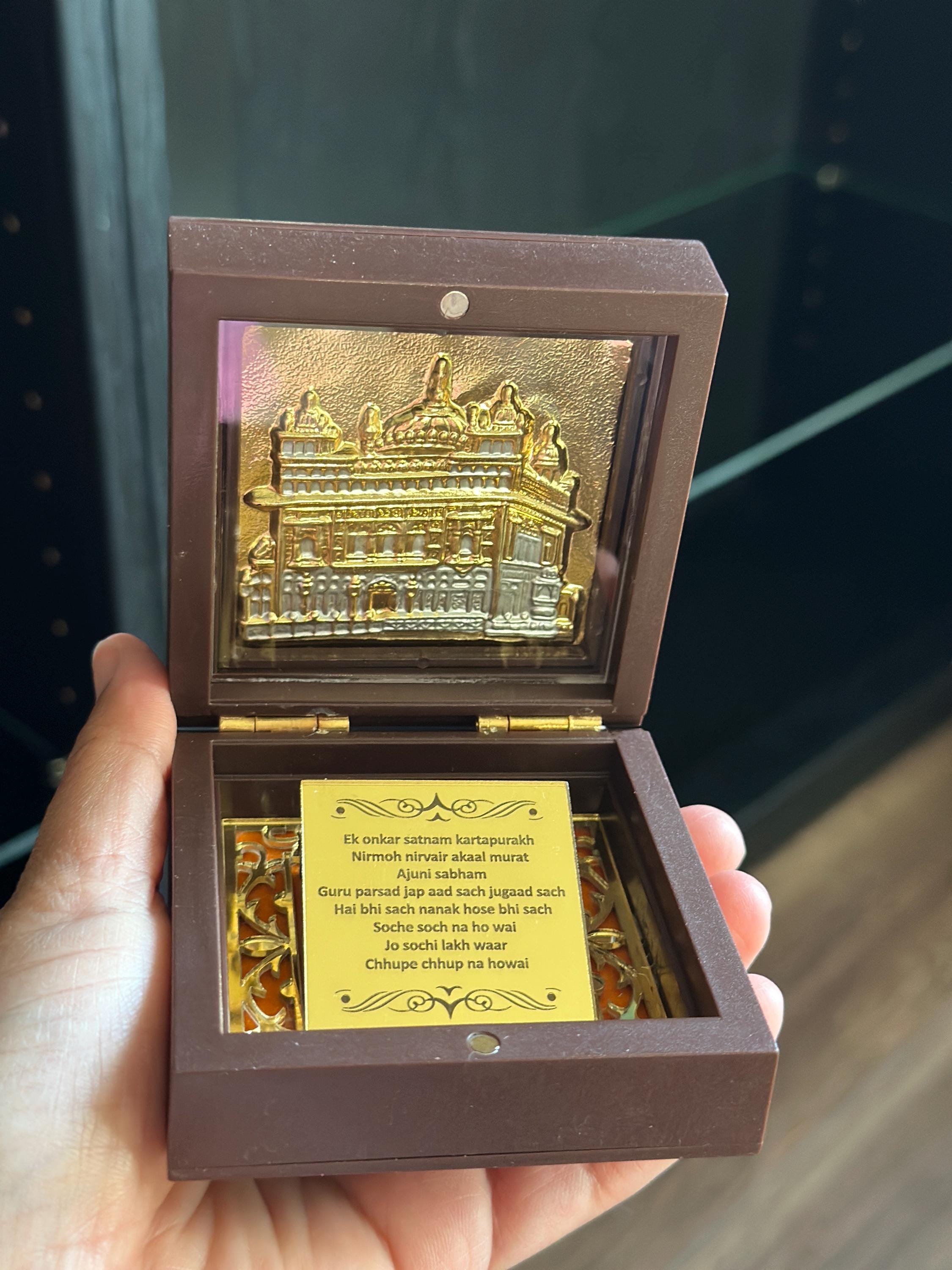 24K金メッキの黄金寺院ギフトボックス：神聖な霊的遺物 - Etsy 日本
