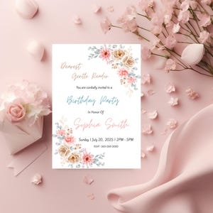 Bridgerton Invite | Bridgerton Birthday Invitation | Bridgerton Birthday Party Invite | Bridgerton Invites | Bridgerton Theme Invitation |