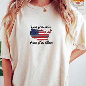 Sweet Land of Liberty 4th of July Shirt, USA Cowgirl Tee, America Graphic Tee,Patriotic Comfort Colors Shirt, Western Freedom Shirt, USA Tee