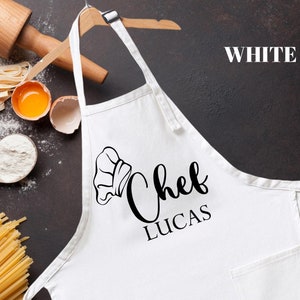 Personalized Apron, Toddler Apron, Customized Apron, Chef Apron, Cooking Apron, Cute Kids Apron, Kitchen Apron, Custom Apron for Kids, Apron