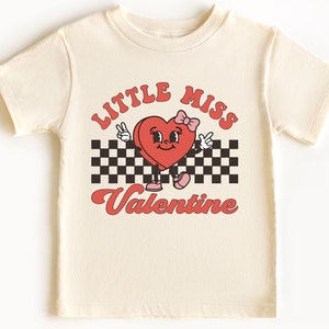 Maglietta per bambini Little Miss Valentines Day, San Valentino per bambini, Maglietta di San Valentino, Maglietta per bambini piccoli, Regali per bambine, Regali per bambini piccoli, San Valentino