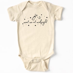 Meet Me at Midnight Onesie®, Funny Baby Onesie®, Cute Baby Onesies®, New Baby Gift, Onesie®, Bodysuit, Coming Home Outfit, Newborn Baby Gift