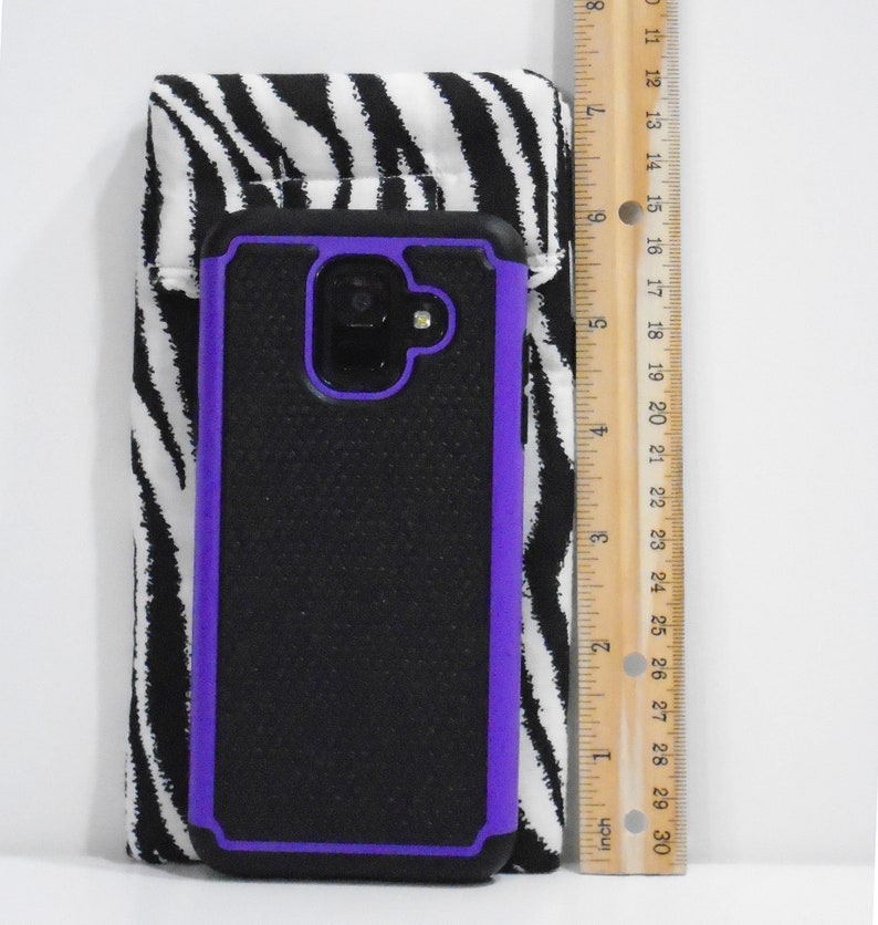 Zebra phone case Cell phone case Sunglasses case Fabric phone pouch Fabric phone case Cosmetics case Glasses case Smartphone image 2