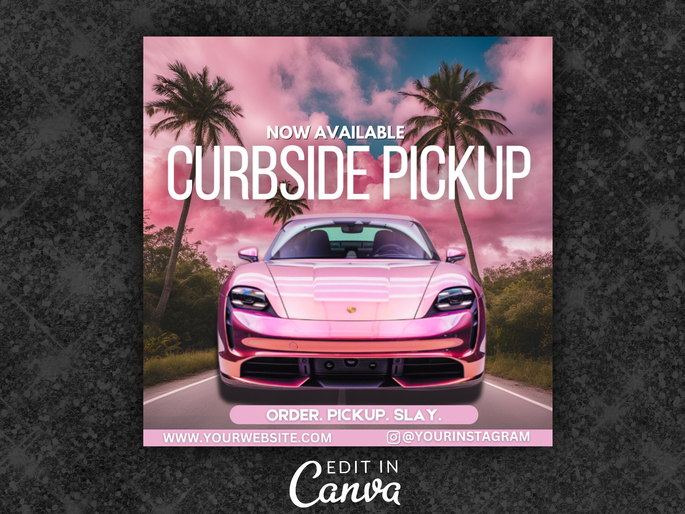 Local Pickup Flyer, Business Flyer, Curbside Pickup Flyer, DIY Social Media Template, Boutique Flyer, Pickup Delivery Flyer