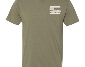 Camiseta con la bandera de Vance 2028 / Camiseta política patriótica / Camiseta con la bandera estadounidense de Vance / Camiseta gráfica con mensaje conservador y diseño de bolsillo