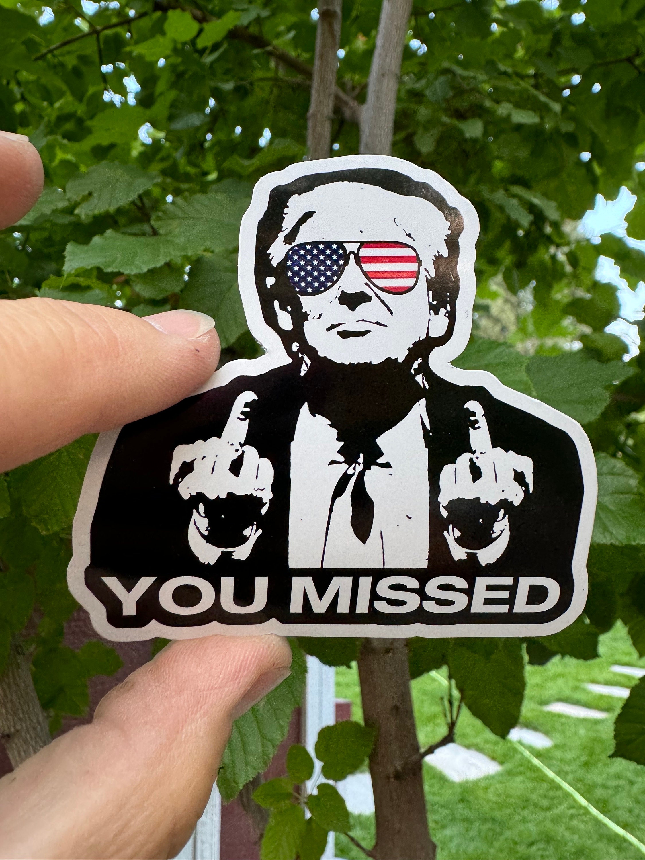 Pro Trump Pro Musk Patriotic Stickers. 2 Pack Of Trump