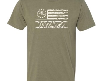 Camiseta "Nosotros, el pueblo" / "250 años de libertad" / Camiseta patriótica 1776-2026 / Camiseta de historia estadounidense / Ropa de la independencia de EE. UU.
