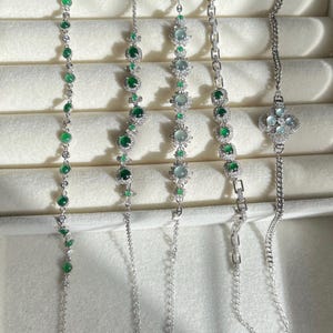 Natürliche guatemaltekische Jadeit-Jade-Kettenarmbänder - mehrere Stile zur Auswahl