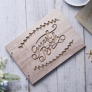 Custom Wood Wedding Album, Guest Book Wedding, Personalized Guest Book, Photobooth for Wedding