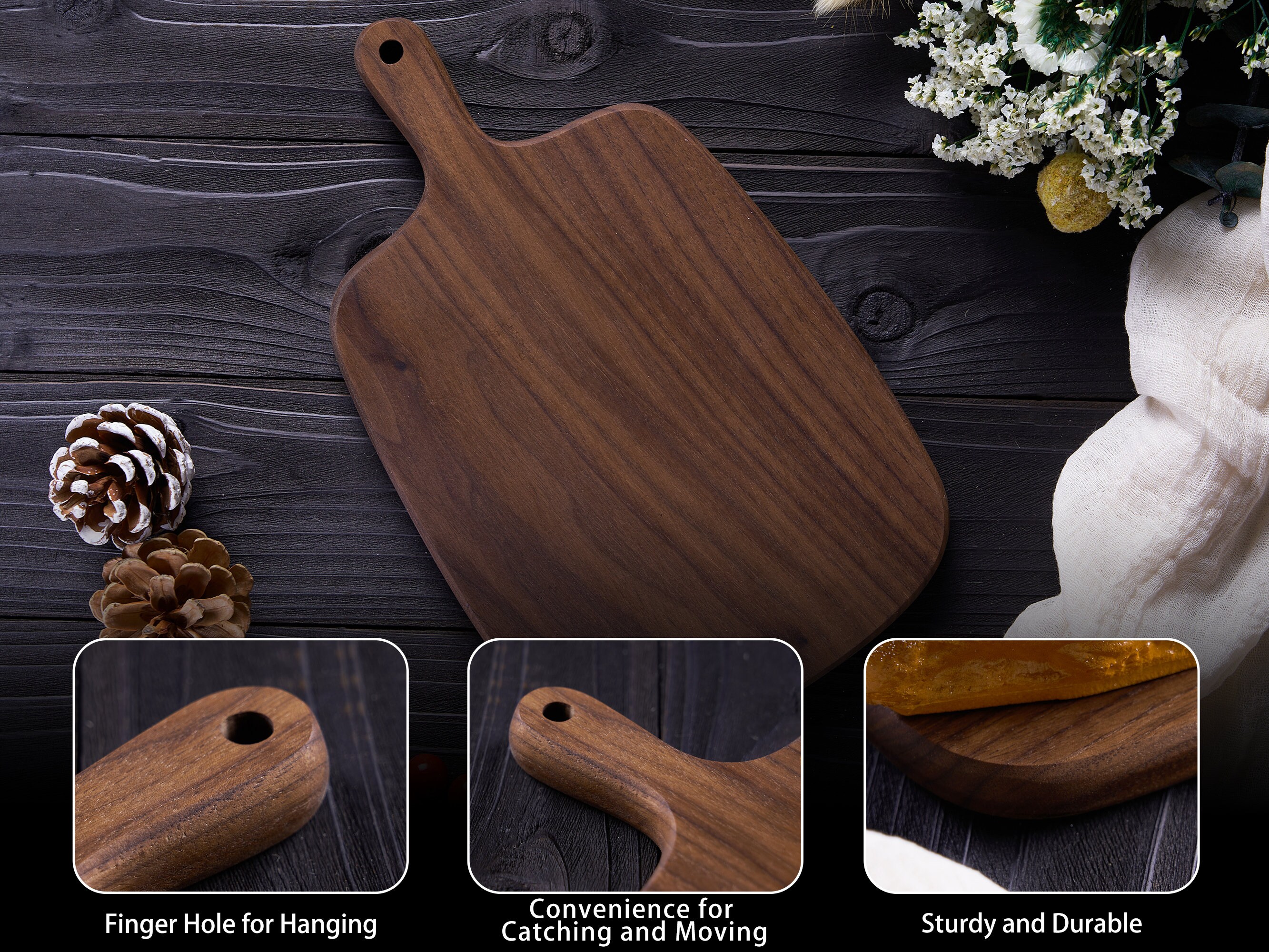 Personalized Walnut Cutting Board – Custom Engraved 12" X 18" | Weddin – – Expertly Crafted Personalized & Custom Creations