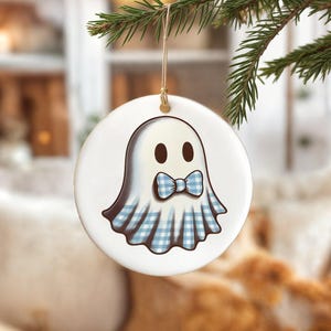 Cute Halloween Ghost Ornament, Ghost Decor, Spooky Home Decor, Halloween Ghost Decoration, Unique Halloween Ornament, Holiday Ornament