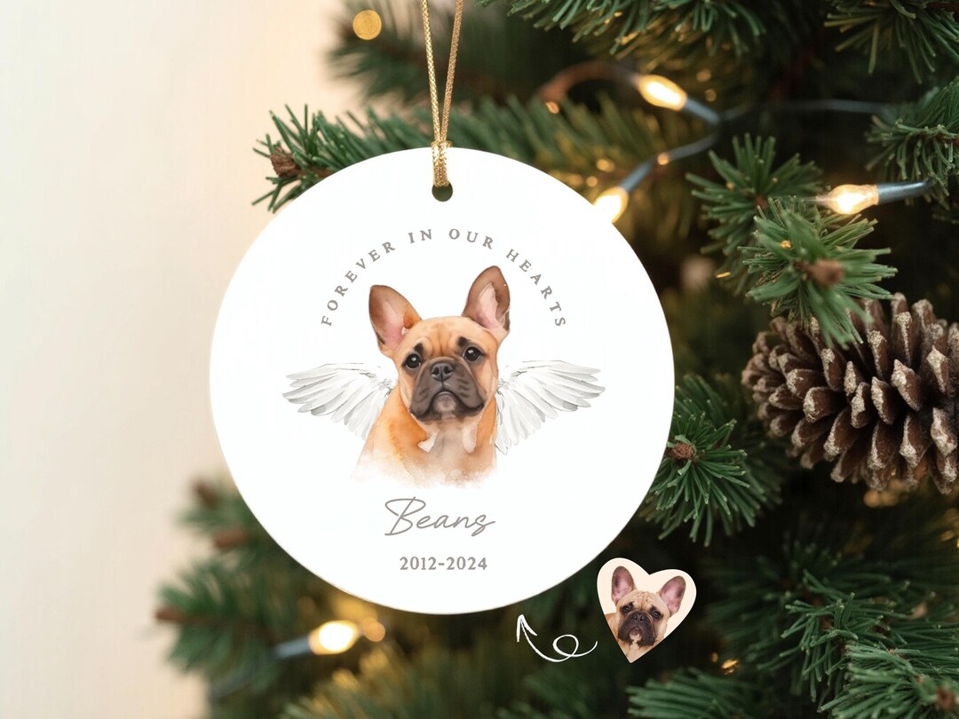Personalized Portuguese Water Dog Ornament: Custom Pet Memorial Keepsake