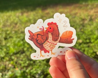 Little Red Hen Sticker