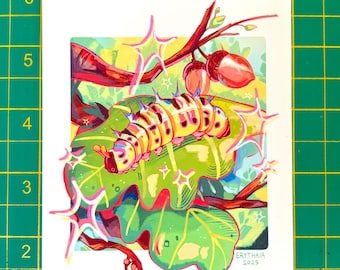 Caterpillar Dream Mini Print