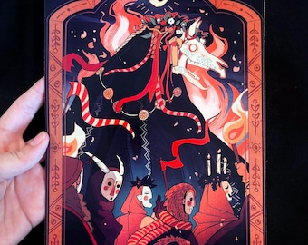 Mari Lwyd Print