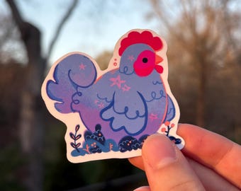 Stardew Valley Blue Chicken Sticker