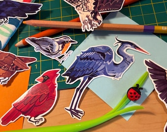 Birds of the Southeast Stickers