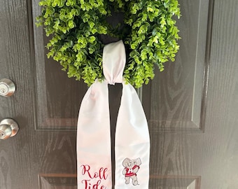 Alabama Wreath Sash