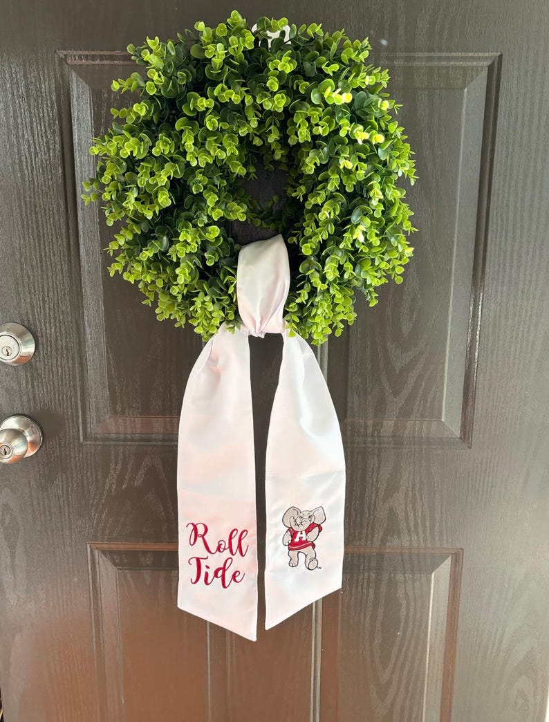 Alabama Wreath Sash